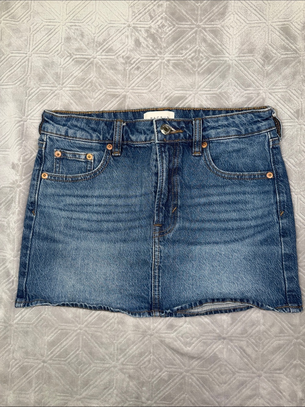 PacSun Blue Denim Mini Skirt